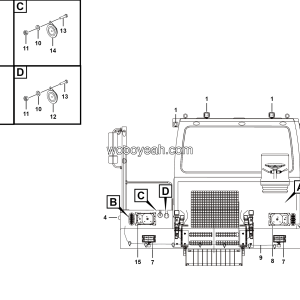 LGMG MT86H 2025 - CAB ELECTRICAL MODULE ASSEMBLY - K2004-2720010726