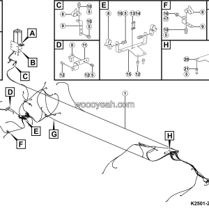 LGMG MTH116 2025 - Centralized lubrication system - K2501-2725010345.S1A