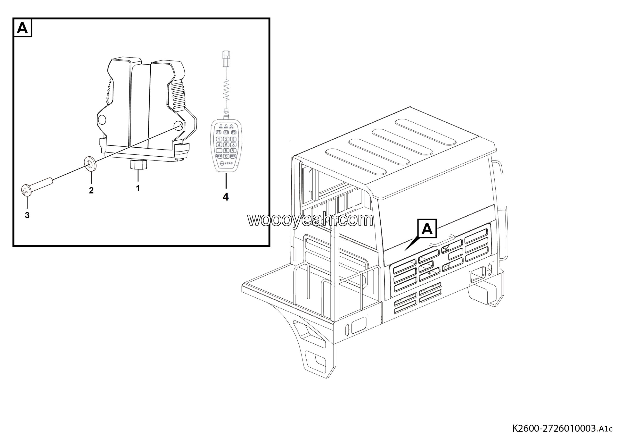 LGMG Off-Highway Dump Truck 2020 - Gps system - K2600-2726010003.A1c