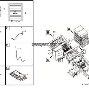 LGMG Off-Highway Dump Truck 2021 - Motor electrical system - K2700-2720011246.S