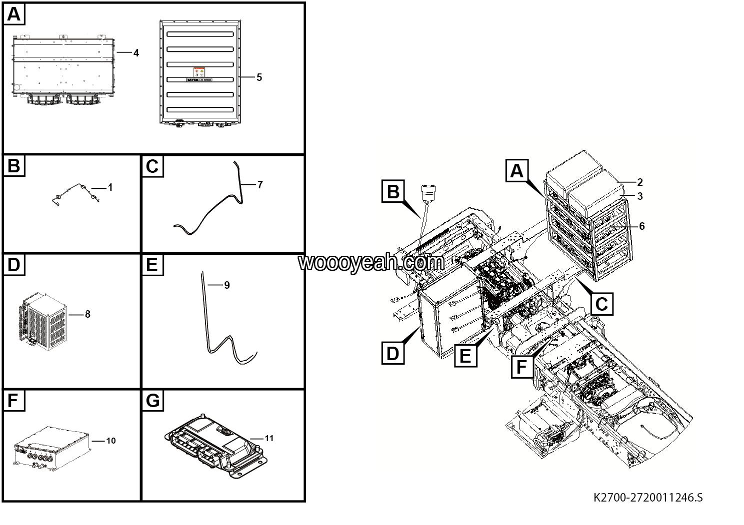 LGMG Off-Highway Dump Truck 2021 - Motor electrical system - K2700-2720011246.S