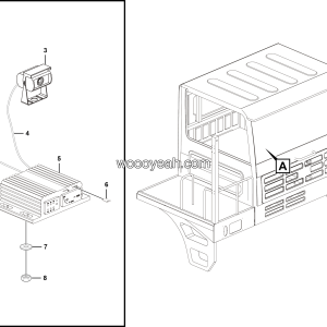 LGMG MT86H Mine Truck - Monitoring system assy - K2700-2727010011