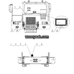 LGMG Off-Highway Dump Truck 2022 - Rear view system - K2702-2727010012