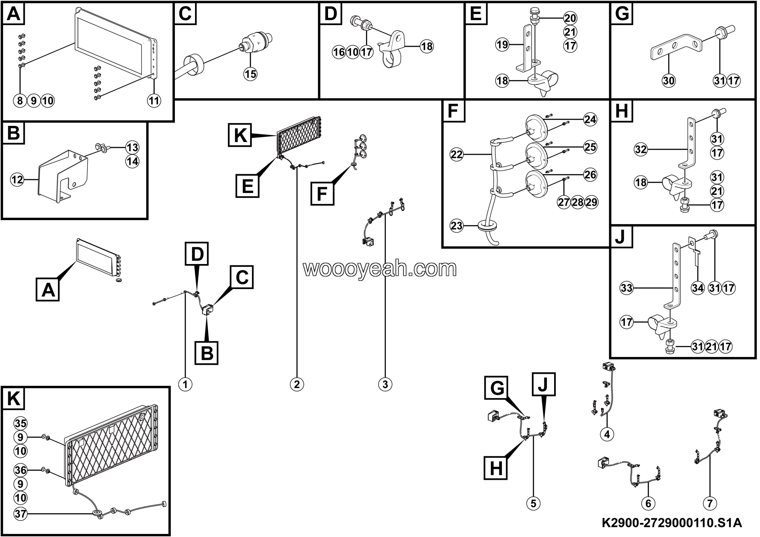 LGMG RTH100 2025 - Load sensor elec sys - K2900-2729000110.S1A