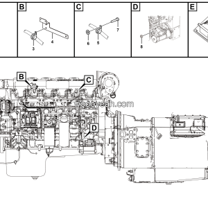 LGMG MT86H Mine Truck - Engine electrical system - K3400-2734010115