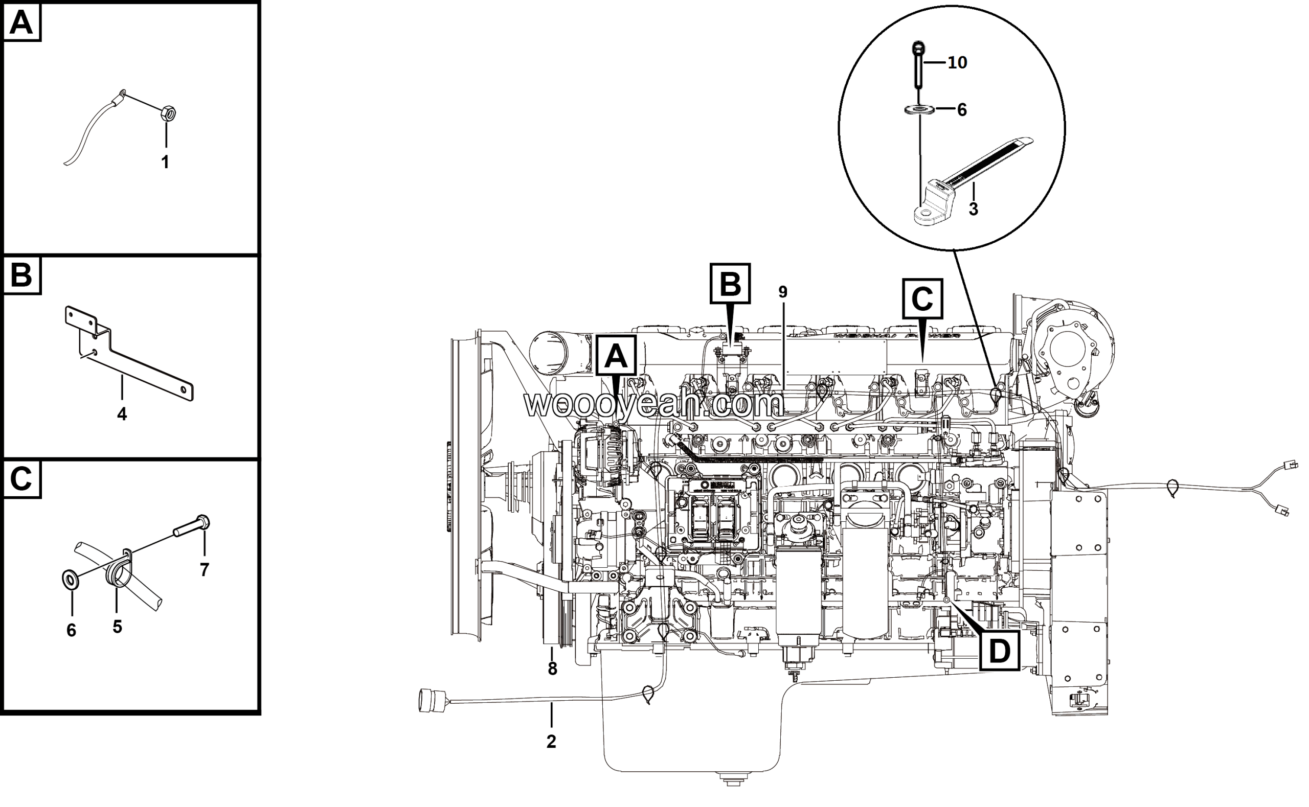 LGMG Off-Highway Dump Truck 2022 - Engine electric system - K3400-2734010122.S2C