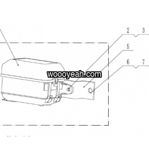 LGMG Off-Highway Dump Truck 2022 - Centralized control box module assy - K3400-2734010488