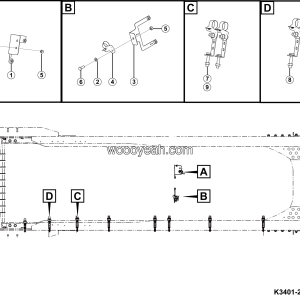LGMG Off-Highway Dump Truck 2024 - Engine Stationary Assembly (151 Upgrade) - K3401-2734011833.S1A