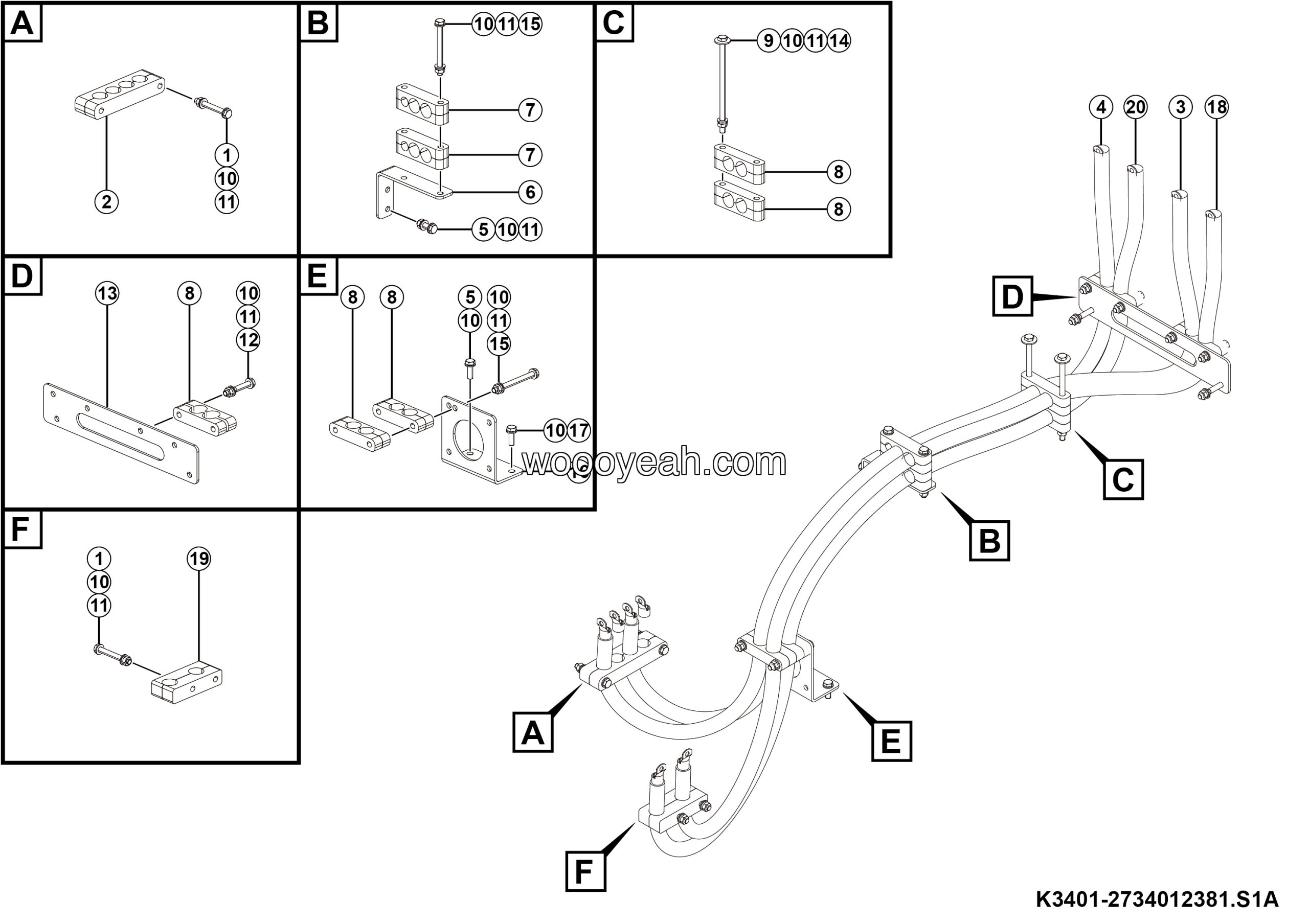 LGMG MTE106H 2025 - Power supply sys to controllers - K3401-2734012381.S1A