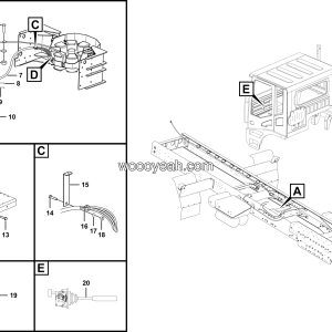 LGMG MT86H Mine Truck - Retarder electrical system assy - K3700-2737010208