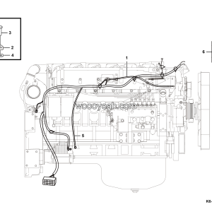 LGMG MT83 Mine Truck - Preheat electrical system - K6-2735010008