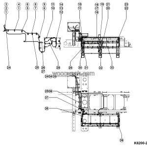 LGMG Off-Highway Dump Truck 2023 - Branch A electrical assy - K6200-2762000402.S1A