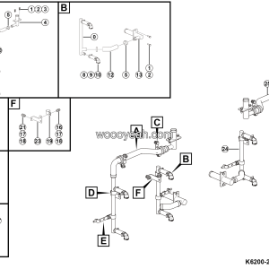 LGMG MTE86H 2025 - Battery thermal mgnt line assy - K6200-2762001795.S1A