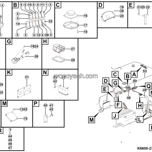 LGMG Mine Truck 2026 - Cab elec sys - K6600-2766000151.S1A