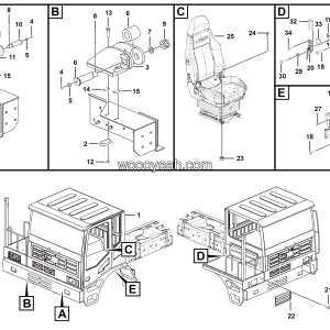 LGMG Off-Highway Dump Truck 2020 - Cab assembly - L1300-2713012378