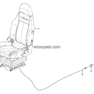 LGMG Off-Highway Dump Truck 2022 - Air seat installation assy - L1300-2713013065