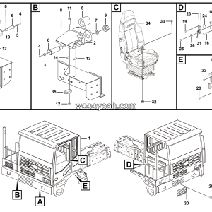 LGMG Off-Highway Dump Truck 2022 - Cab assy - L1300-2713013444