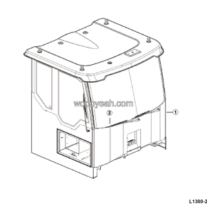 LGMG MTE86H 2025 - Cab assy lg13-jss-5798 - L1300-2713015798.S1A