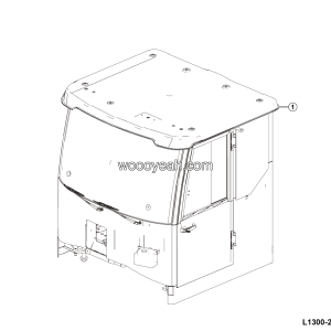 LGMG RTH100 2025 - Cab assy lg13-jss-6862 - L1300-2713016862.S1A