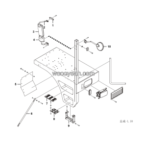 LGMG Mine Truck Mine Truck - RH platform assy WS33002550208 - L1300-4190001099