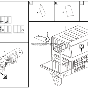LGMG Mine Truck Mine Truck - Cab - L1300-4190002342