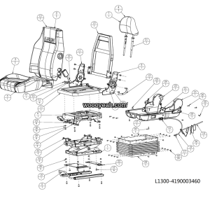 LGMG Off-Highway Dump Truck 2021 - Seat assy - L1300-4190003460