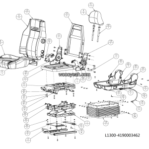 LGMG Off-Highway Dump Truck 2021 - Seat assy - L1300-4190003462
