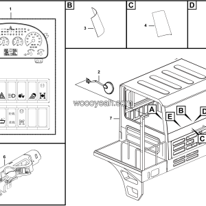 LGMG Off-Highway Dump Truck 2020 - Cab assy（LH） - L1300-4190704225