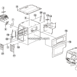LGMG é？？？？？ Cab - Interior assy 2713000471 - L1300-4190711893006