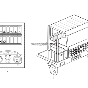 LGMG Mine Truck Mine Truck - Cab assembly - L1301-2713011244