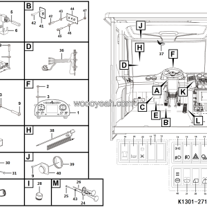 LGMG Off-Highway Dump Truck 2022 - Cab electrical system - L1301-2713013236.S1A