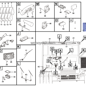 LGMG Off-Highway Dump Truck 2023 - Cab electrical system - L1301-2713013949.S1A-G1