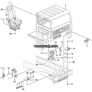 LGMG Off-Highway Dump Truck 2023 - Cab assembly - L1301-2713014249.S1A