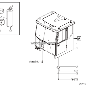 LGMG Off-Highway Dump Truck 2024 - Installation assembly of the cab - L1301-2713014324.S1A