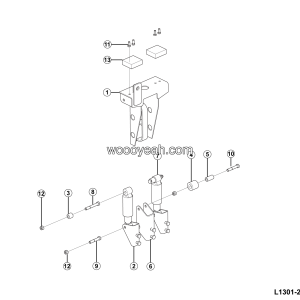 LGMG ？？？a？2？？？？？？？°a？2？¨？？？| 2025 - Right rear mounting assy - L1301-2713014569.S1A
