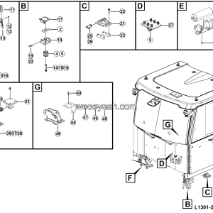 LGMG AT40 2025 - Cab assy - L1301-2713014903.S1H