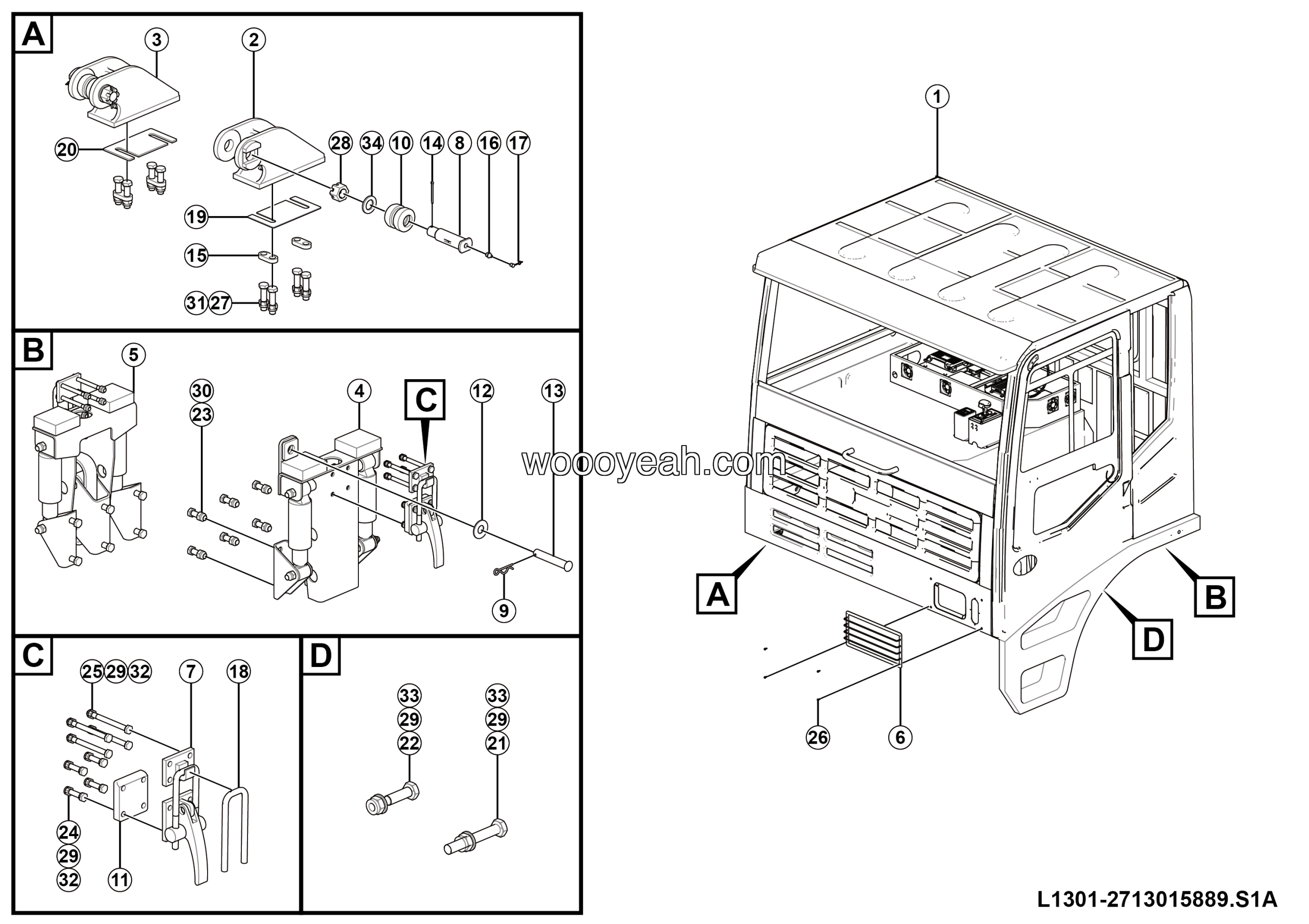 LGMG MT86H 2025 - Cab installation - L1301-2713015889.S1A