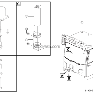 LGMG MTE86H 2025 - Cab installation - L1301-2713016990.S1A