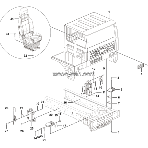 LGMG Mine Truck Mine Truck - Cab - L1302-2713011773