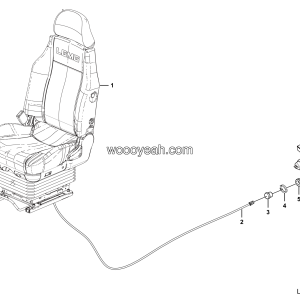 LGMG Off-Highway Dump Truck 2022 - Seat assy - L1303-2713011728