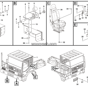 LGMG Off-Highway Dump Truck 2022 - Cab assy - L1303-2713011952