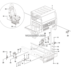 LGMG Off-Highway Dump Truck 2022 - Cab assy - L1309-2713011773