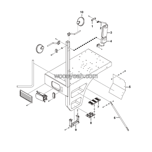 LGMG 2020 Wosen Cab - Bridge on the left side of the platform - L1400-4190001335