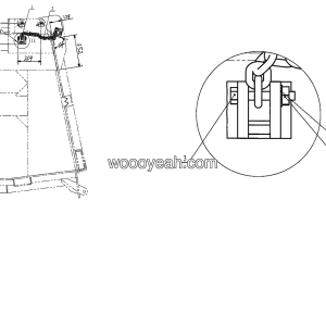 LGMG Off-Highway Dump Truck 2022 - Rear door secondary safety assy - L1700-2717026818