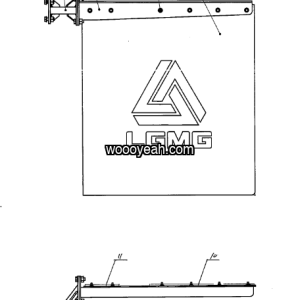LGMG Off-Highway Dump Truck 2022 - Fuel tank mudguard assy - L1700-2717028445