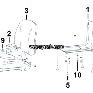 LGMG Mine Truck 2026 - Seat assy - L1900-2719010127