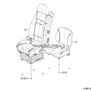 LGMG AT40 2025 - Seats installation - L1901-2719010263.S1A