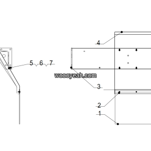 LGMG Mine Truck Mine Truck - Left fender assembly - L22-2713010414