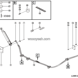 LGMG - 2025 - Cab tilt hyd assy - L2400-2741010355.S1A