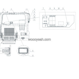 LGMG Off-Highway Dump Truck 2022 - Four-camera reversing imaging system - L2700-2727010089